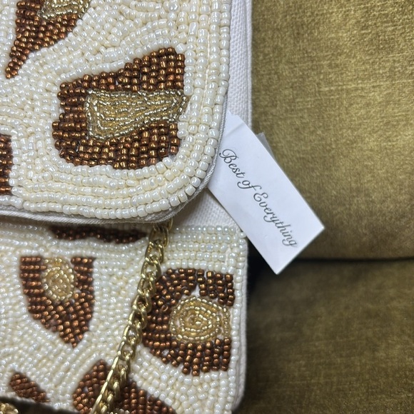 Bee Envelope Leopard Black-Pink Clutch Bag - Picture 8 of 8